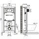 Заказать Комплект подвесной унитаз Jacob Delafon Escale E1306-00 + система инсталляции Jacob Delafon E29025-NF + E29027-CP в магазине сантехники Santeh-Crystal.ru