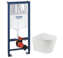 Комплект подвесной унитаз Teka Nexos 117320001 + система инсталляции 38721001