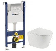 Комплект подвесной унитаз Teka Nexos 117320001 + система инсталляции 458.124.21.1