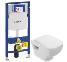 Комплект подвесной унитаз Jacob Delafon Struktura EDF102-00 + E4272-00 + система инсталляции Geberit 111.300.00.5