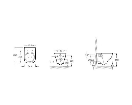 Заказать Комплект подвесной унитаз Jacob Delafon Struktura EDF102-00 + E70025-00 + система инсталляции Grohe 38772001 в магазине сантехники Santeh-Crystal.ru