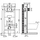 Заказать Комплект подвесной унитаз Jacob Delafon Struktura EDF102-00 + E70025-00 + система инсталляции Jacob Delafon E5504-NF + E4316-CP в магазине сантехники Santeh-Crystal.ru