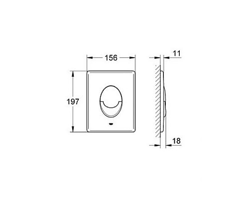 Купить Комплект подвесной унитаз OWL 1975 Vind OWLT190302 + система инсталляции Grohe 38721001 в магазине сантехники Santeh-Crystal.ru