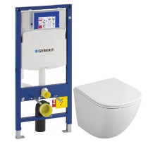 Комплект подвесной унитаз OWL 1975 Vind OWLT190302 + система инсталляции Geberit 111.300.00.5