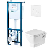 Комплект подвесной унитаз + система инсталляции Santek Нео 1.WH30.2.463