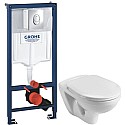 Комплект подвесной унитаз Santek Бореаль 1.WH30.2.205 + система инсталляции Grohe 38721001