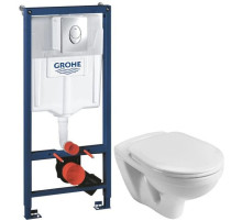 Комплект подвесной унитаз Santek Бореаль 1.WH30.2.205 + система инсталляции Grohe 38721001