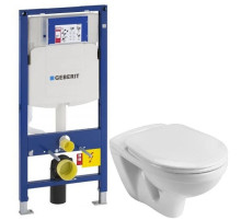 Комплект подвесной унитаз Santek Бореаль 1.WH30.2.205 + система инсталляции Geberit 111.300.00.5