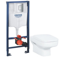 Комплект подвесной унитаз Creavit Sphinx SP320-11CB00E-0000 + KC1803.01.0000E + система инсталляции Grohe 38772001