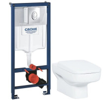 Комплект подвесной унитаз Creavit Sphinx SP320-11CB00E-0000 + KC1803.01.0000E + система инсталляции Grohe 38721001