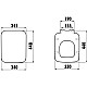 Заказать Комплект подвесной унитаз Creavit Sphinx SP320-11CB00E-0000 + KC1803.01.0000E + система инсталляции Geberit 458.124.21.1 в магазине сантехники Santeh-Crystal.ru