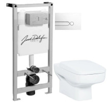 Комплект подвесной унитаз Creavit Sphinx SP320-11CB00E-0000 + KC1803.01.0000E + система инсталляции Jacob Delafon E5504-NF + E4326-00