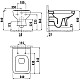 Приобрести Комплект подвесной унитаз Creavit Sphinx SP320-11CB00E-0000 + KC1803.01.0000E + система инсталляции Jacob Delafon E5504-NF + E4326-00 в магазине сантехники Santeh-Crystal.ru