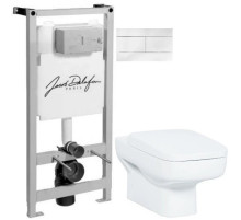 Комплект подвесной унитаз Creavit Sphinx SP320-11CB00E-0000 + KC1803.01.0000E + система инсталляции Jacob Delafon E5504-NF + E4316-00