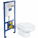 Комплект подвесной унитаз Creavit Sphinx SP320-11CB00E-0000 + KC1803.01.0000E + система инсталляции Villeroy & Boch 92246100