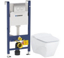 Комплект подвесной унитаз Creavit Bull BL320-11CB00E-0000 + KC0603.01.0000E + система инсталляции Geberit 458.124.21.1