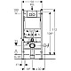 Купить Комплект подвесной унитаз Creavit Bull BL320-11CB00E-0000 + KC0603.01.0000E + система инсталляции Geberit 458.124.21.1 в магазине сантехники Santeh-Crystal.ru