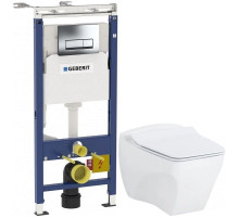 Комплект подвесной унитаз Creavit Bull BL320-11CB00E-0000 + KC0603.01.0000E + система инсталляции Geberit 458.125.21.1