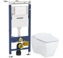Комплект подвесной унитаз Creavit Bull BL320-11CB00E-0000 + KC0603.01.0000E + система инсталляции Geberit 458.125.11.1