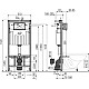 Купить Комплект подвесной унитаз Orange C01-100W + система инсталляции AlcaPlast AM101/11203:1RUSSETM71 в магазине сантехники Santeh-Crystal.ru
