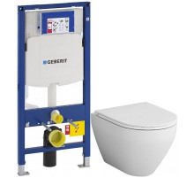 Комплект подвесной унитаз Am.Pm Spirit 2.0 C701700WH + C707857WH + система инсталляции Geberit 111.300.00.5