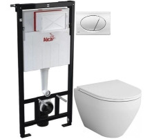 Комплект подвесной унитаз Am.Pm Spirit 2.0 C701700WH + C707857WH + система инсталляции AlcaPlast AM101/11203:1RUSSETM71