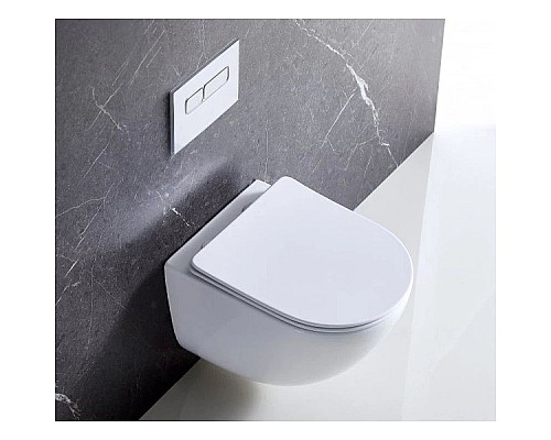 Заказать Комплект подвесной унитаз BelBagno Amanda BB051CHR + BB051SC + система инсталляции Geberit 458.124.21.1 в магазине сантехники Santeh-Crystal.ru