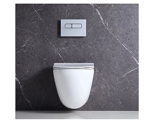 Купить Комплект подвесной унитаз BelBagno Amanda BB051CHR + BB051SC + система инсталляции Villeroy & Boch 92246100 в магазине сантехники Santeh-Crystal.ru