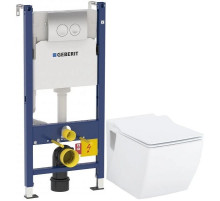 Комплект подвесной унитаз Creavit Trend TP324-11CB00E-0000 + KC2303.01.0000E + система инсталляции Geberit 458.124.21.1