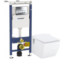 Комплект подвесной унитаз Creavit Trend TP324-11CB00E-0000 + KC2303.01.0000E + система инсталляции Geberit 458.125.21.1