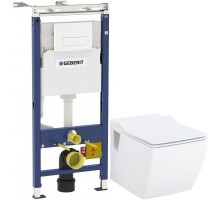 Комплект подвесной унитаз Creavit Trend TP324-11CB00E-0000 + KC2303.01.0000E + система инсталляции Geberit 458.125.11.1