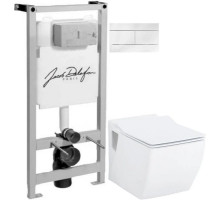 Комплект подвесной унитаз Creavit Trend TP324-11CB00E-0000 + KC2303.01.0000E + система инсталляции Jacob Delafon E5504-NF + E4316-00