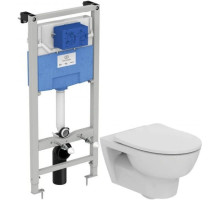 Комплект подвесной унитаз T365701 + система инсталляции R020467 Ideal Standard Prosys Esedra T365701PE15