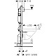 Заказать Комплект подвесной унитаз 203050000 + 573025000 + система инсталляции 458.124.21.1 Geberit Renova 500.124.21.R в магазине сантехники Santeh-Crystal.ru