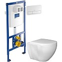 Комплект подвесной унитаз Bien Dune DNKA052N1VP0W3000 + система инсталляции Villeroy & Boch 92246100 + 92249068