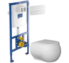 Комплект подвесной унитаз Bien Flash FLKA052N1VP0W3000 + система инсталляции Villeroy & Boch 92246100 + 92249068