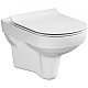 Приобрести Комплект подвесной унитаз Cersanit City MZ-CITY-COn-S-DL + система инсталляции Villeroy & Boch 92246100 + 92249068 в магазине сантехники Santeh-Crystal.ru