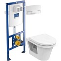 Комплект подвесной унитаз Toto CF CW132Y#NW1 + VC130 + система инсталляции Villeroy & Boch 92246100 + 92249068