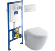 Комплект подвесной унитаз Toto NC CW762Y + VC100N + система инсталляции Villeroy & Boch 92246100 + 92249068