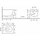 Приобрести Комплект подвесной унитаз Toto SP CW532Y + TC512F + система инсталляции Villeroy & Boch 92246100 + 92249068 в магазине сантехники Santeh-Crystal.ru