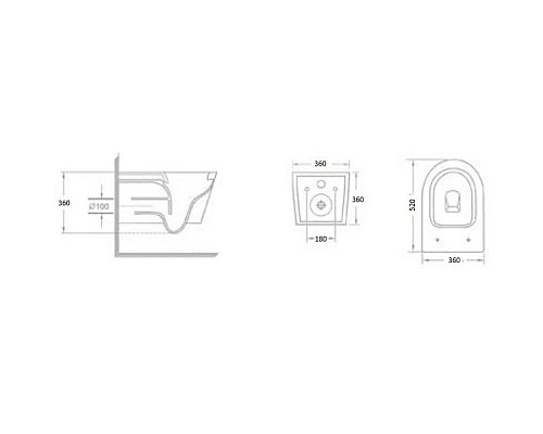 Заказать Комплект подвесной унитаз Teka Manacor 11.732.00.02 + система инсталляции Villeroy & Boch 92246100 + 92249061 в магазине сантехники Santeh-Crystal.ru