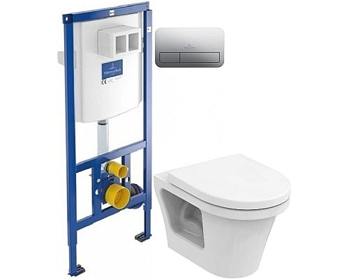 Заказать Комплект подвесной унитаз Toto CF CW132Y#NW1 + VC130 + система инсталляции Villeroy & Boch 92246100 + 92249061 в магазине сантехники Santeh-Crystal.ru