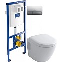 Комплект подвесной унитаз Toto NC CW762Y + VC100N + система инсталляции Villeroy & Boch 92246100 + 92249061