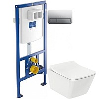 Комплект подвесной унитаз Toto SP CW532Y + TC512F + система инсталляции Villeroy & Boch 92246100 + 92249061