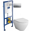 Комплект подвесной унитаз Am.Pm Spirit 2.0 C701700WH + C707857WH + система инсталляции Villeroy & Boch 92246100 + 92249061