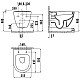 Купить Комплект подвесной унитаз Creavit Terra TP325-11SI00E-0000 + KC0103.03.1300E + система инсталляции Grohe 38772001 в магазине сантехники Santeh-Crystal.ru