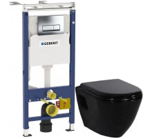 Комплект подвесной унитаз Creavit Terra TP325-11SI00E-0000 + KC0103.03.1300E + система инсталляции Geberit 458.125.21.1