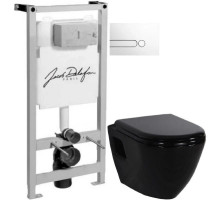 Комплект подвесной унитаз Creavit Terra TP325-11SI00E-0000 + KC0103.03.1300E + система инсталляции Jacob Delafon E5504-NF + E4326-00