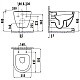 Купить Комплект подвесной унитаз Creavit Terra TP325-11SI00E-0000 + KC0103.03.1300E + система инсталляции Jacob Delafon E5504-NF + E4316-00 в магазине сантехники Santeh-Crystal.ru