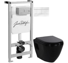 Комплект подвесной унитаз Creavit Terra TP325-11SI00E-0000 + KC0103.03.1300E + система инсталляции Jacob Delafon E5504-NF + E4316-00